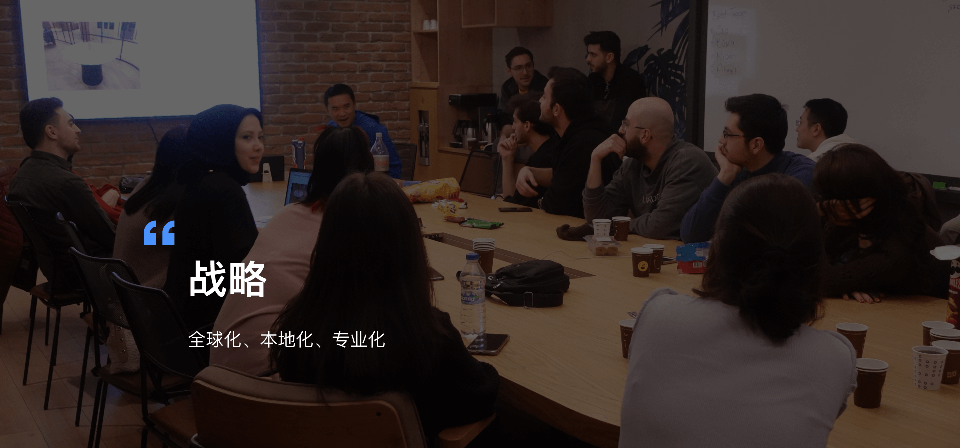 战略：全球化、本地化、专业化